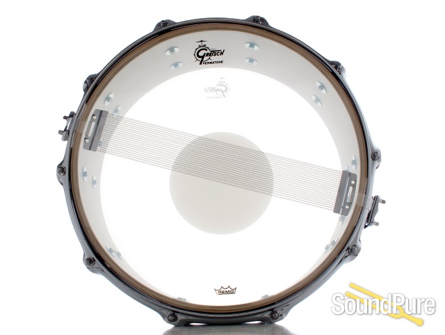 Gretsch 5.5x14 USA Brooklyn Snare Drum-Black Oyster — image 3