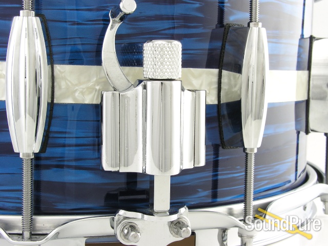Anchor Drums 6.5x14 Caravel Series Maple Snare Drum-Blue — image 6