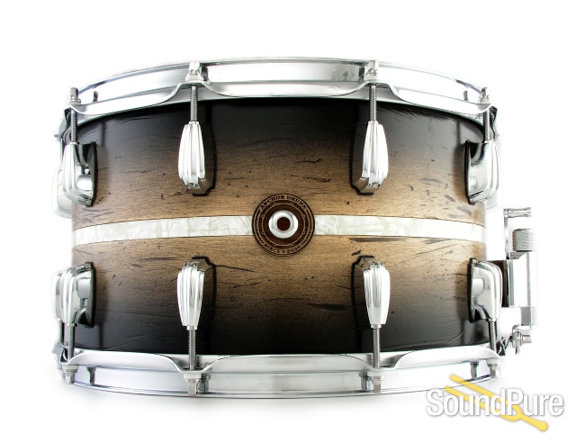 Anchor Drums 8x14 Caravel Series Maple Snare Drum-Aged — image 1