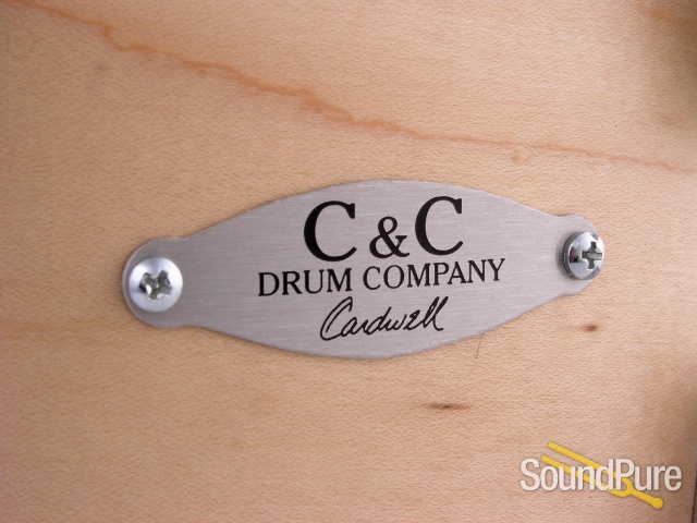 C&C Drums Gladstone 7.25x14 Snare Drum-Natural Satin — image 2