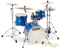 PDP 4pc New Yorker Drum Set-Sapphire Sparkle