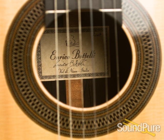 Enrico Bottelli 2007 Lorenzo Model Nylon String Guitar -Used — image 2
