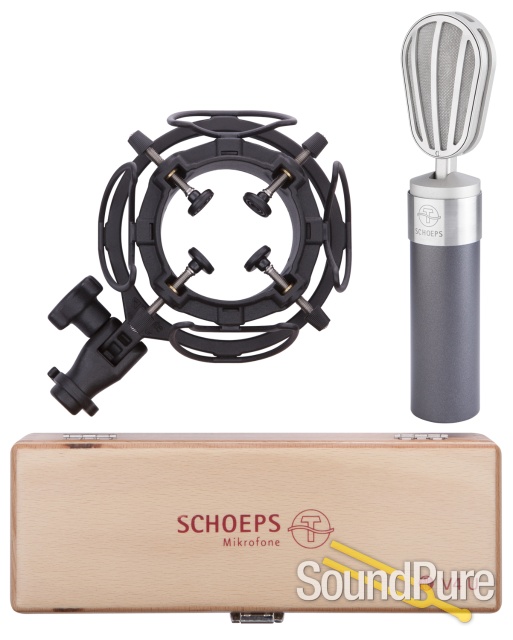 Schoeps V4U Studio Vocal Microphone with Shockmount, Gray — image 1