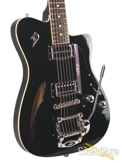 Duesenberg Caribou Black Chambered Electric Guitar #150059 — image 6