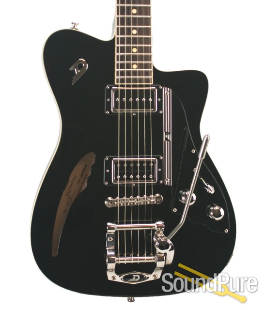 Duesenberg Caribou Black Chambered Electric Guitar #150059 — image 1