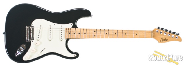 Suhr Classic Pro Black Tinted Maple SSS Electric Guitar — image 5
