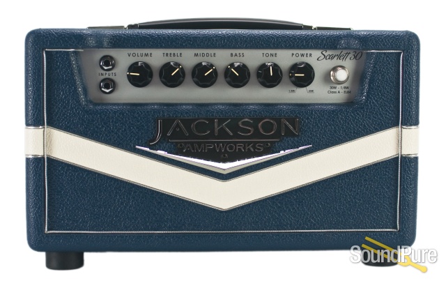 Jackson Ampworks Scarlett 30 Amp Head - Navy & Ivory (Ver 1) — image 1