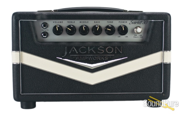 Jackson Ampworks Scarlett 30 Amp Head - Black & Ivory — image 1
