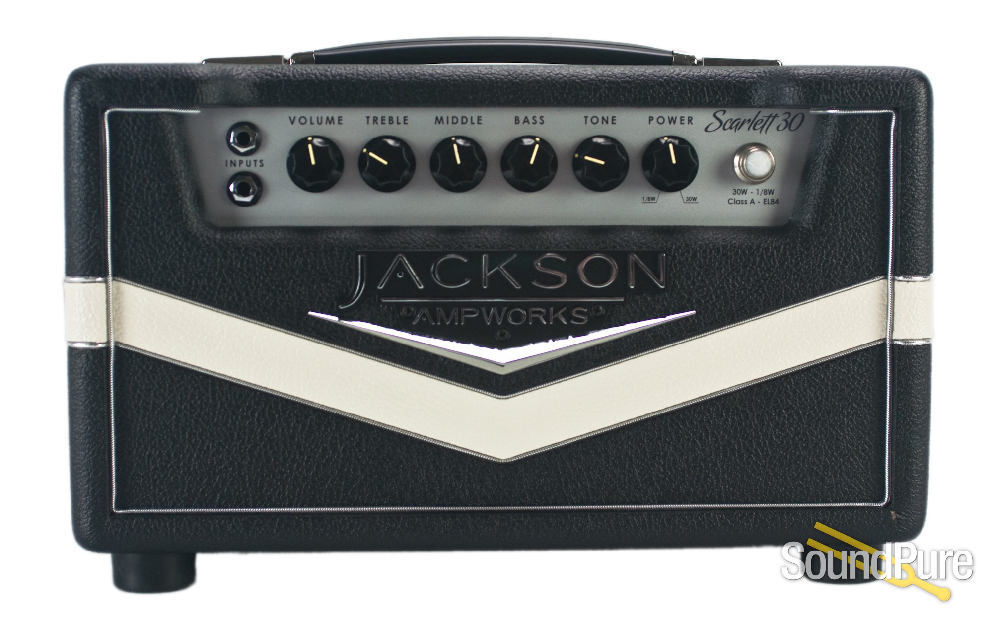 Jackson Ampworks Scarlett 30 Amp Head Black & Ivory