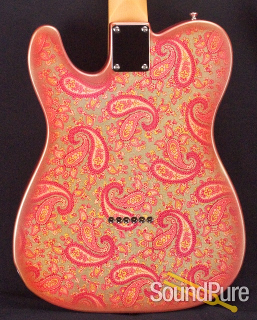 Crook Custom T Pink Paisley Electric Guitar - Used — image 5