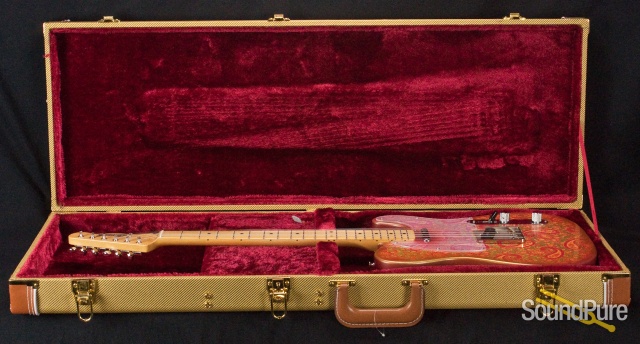 Crook Custom T Pink Paisley Electric Guitar - Used — image 7