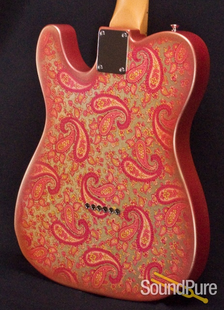 Crook Custom T Pink Paisley Electric Guitar - Used — image 10