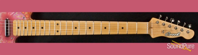 Crook Custom T Pink Paisley Electric Guitar - Used — image 15