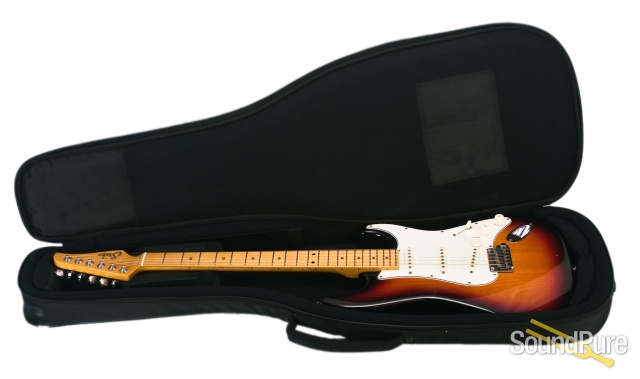 Suhr Classic Antique 3-Tone Burst SSS Electric #JST1C4M — image 4