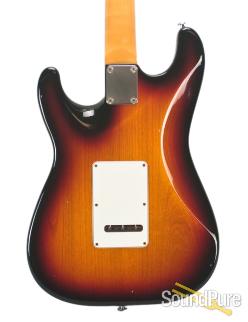Suhr Classic Antique 3-Tone Burst SSS Electric #JST1C4M — image 9
