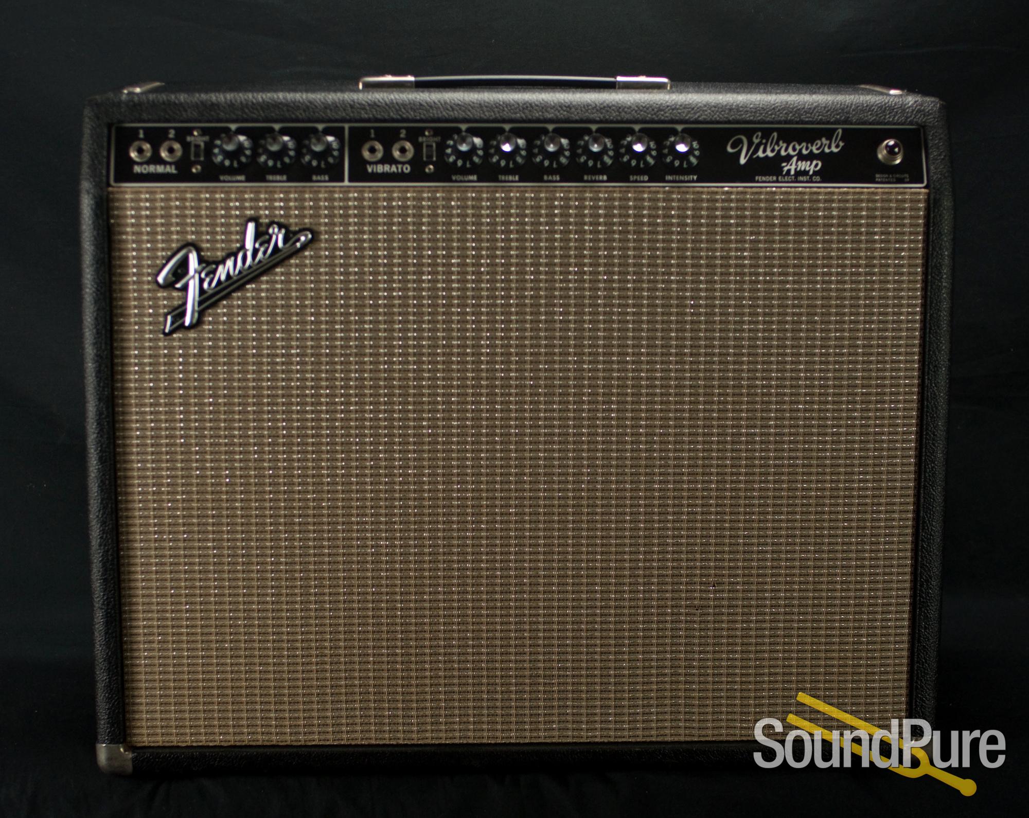 Fender 1964 Vibroverb Blackface Guitar Amp Vintage