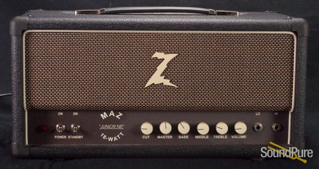 Dr. Z Maz 18 Jr. NR Head Black w/ Salt & Pepper Grill - Used — image 1
