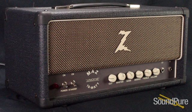 Dr. Z Maz 18 Jr. NR Head Black w/ Salt & Pepper Grill - Used — image 2