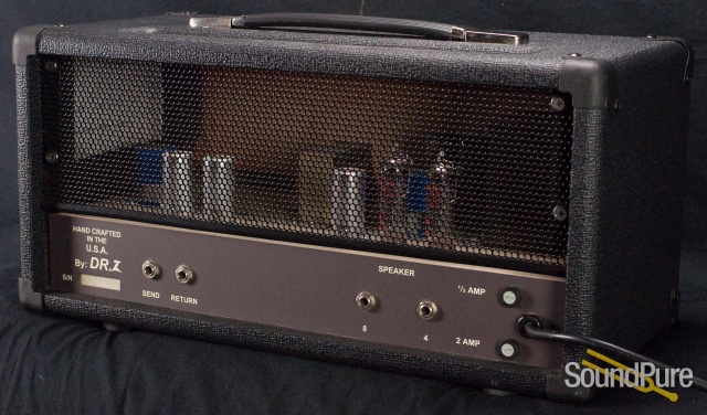 Dr. Z Maz 18 Jr. NR Head Black w/ Salt & Pepper Grill - Used — image 3