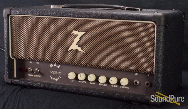 Dr. Z Maz 18 Jr. NR Head Black w/ Salt & Pepper Grill - Used — image 5