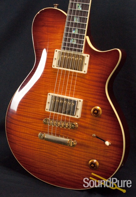 McInturff 2001 Taurus Custom Tigerburst Guitar - Used — image 2
