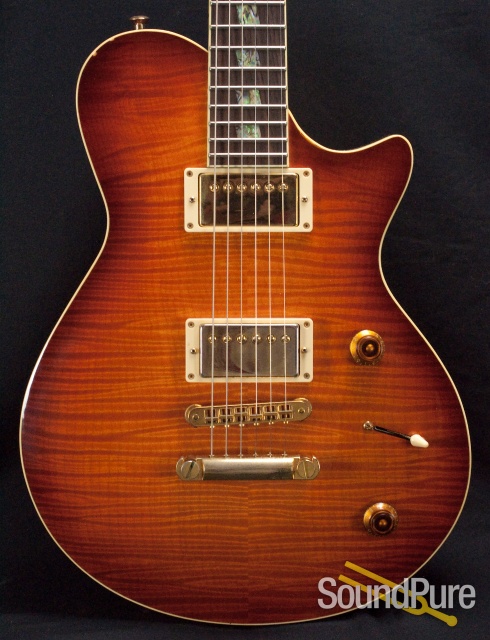McInturff 2001 Taurus Custom Tigerburst Guitar - Used — image 1