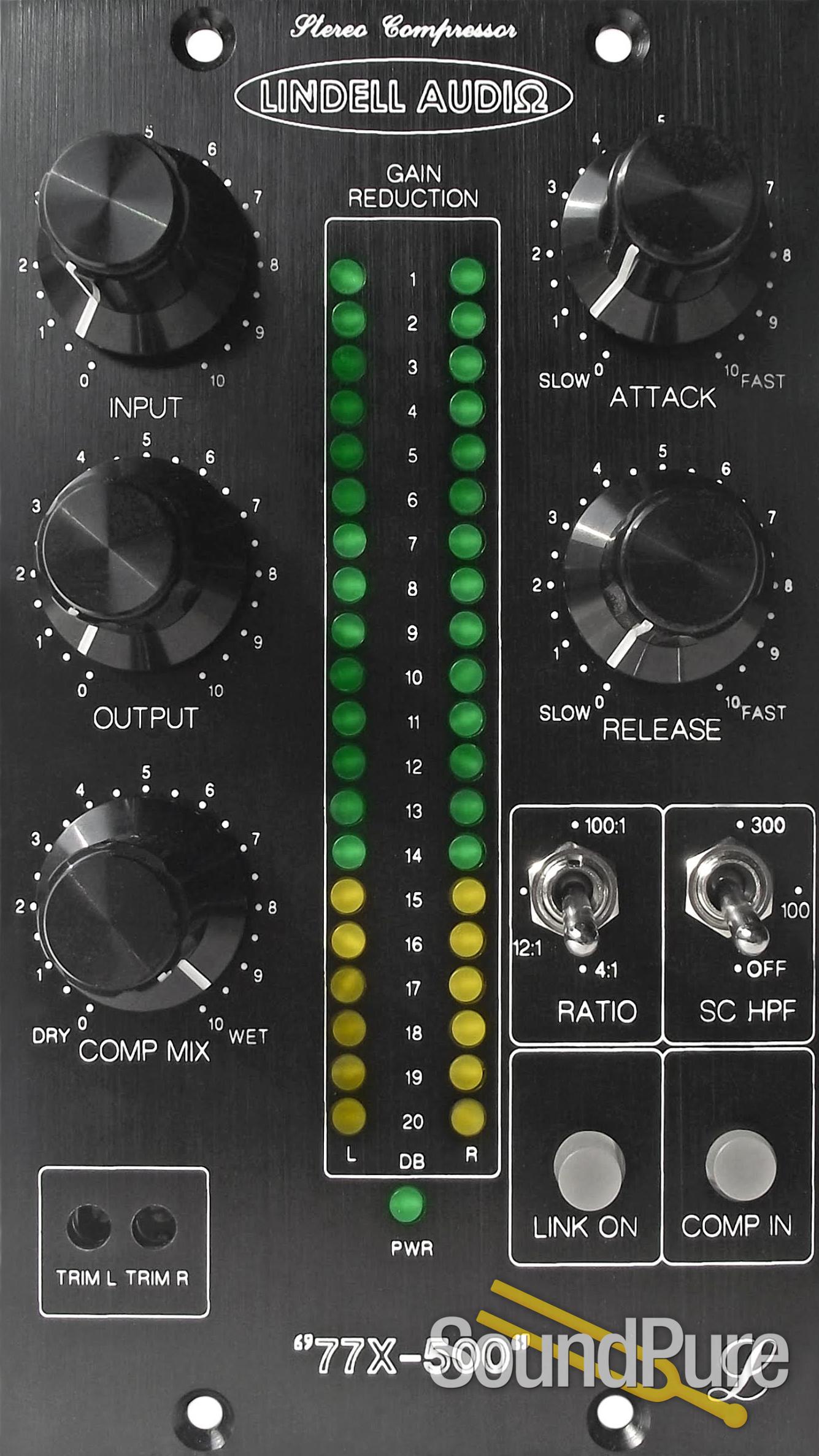 Lindell Audio 77X500 500Series Stereo Bus Compressor