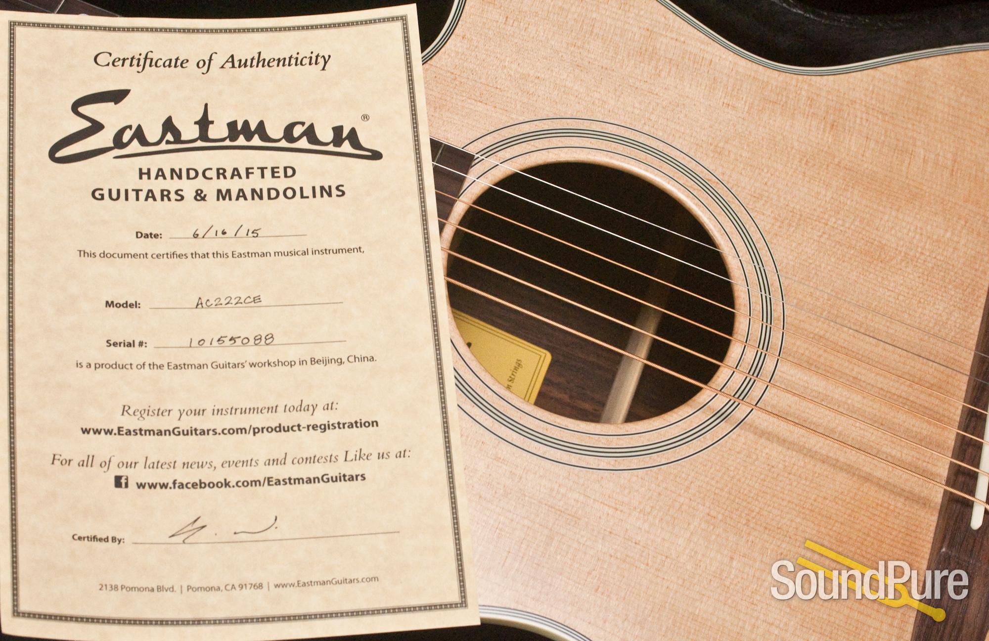 Eastman Guitar Serial Numbers