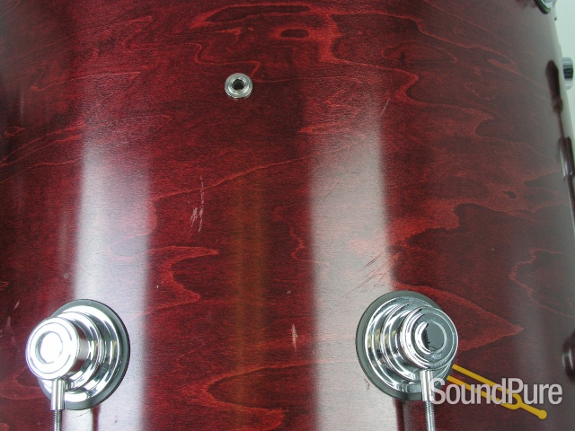 DW 5pc Collectors Series Maple Drum Set-Cherry Satin Oil — image 7