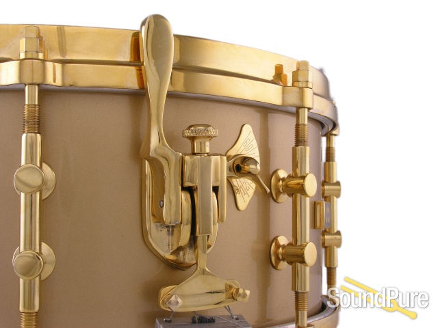 Lang Percussion 5.5x14 Gladstone Snare Drum-Die Cast-Gold — image 6