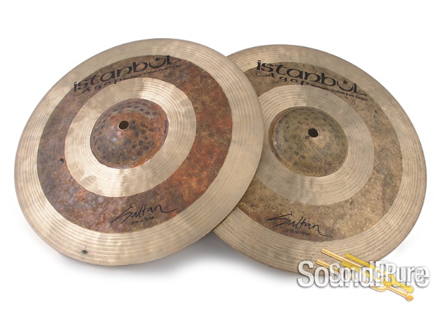 Istanbul Agop 13" Sultan Series Dark Hi-Hat Cymbals — image 1