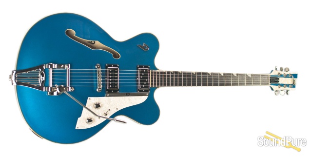 Duesenberg Fullerton Elite Catalina Blue Semi-Hollow #150919 — image 4