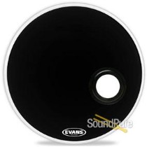 Evans 20" REMAD Resonant Drumhead Black Evans 20" REMAD Resonant Drumhead Black