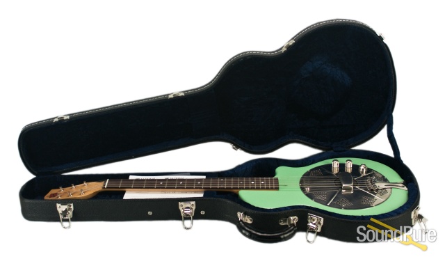 National Res-O-Tone Sea Foam Green Electric Resonator #20558 — image 7