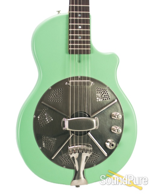 National Res-O-Tone Sea Foam Green Electric Resonator #20558 — image 1