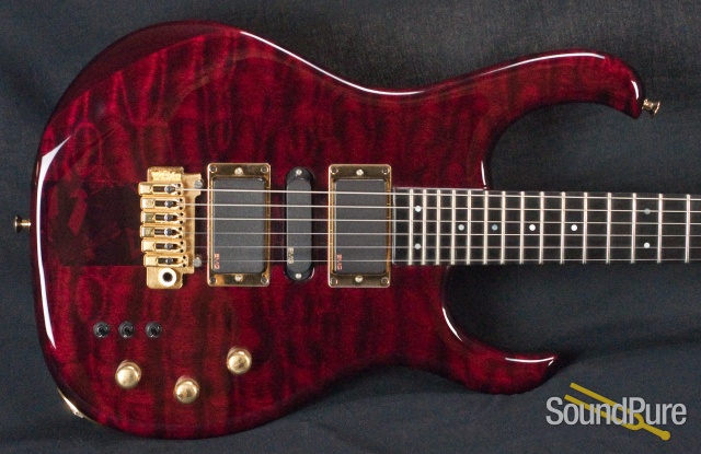Modulus Graphite  Black Knife Quilted Maple Top #920644 — image 11
