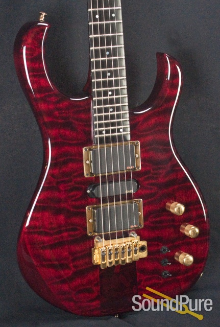 Modulus Graphite  Black Knife Quilted Maple Top #920644 — image 12