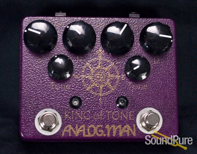 Analog Man KING OF TONE overdrive pedal - Used — image 1