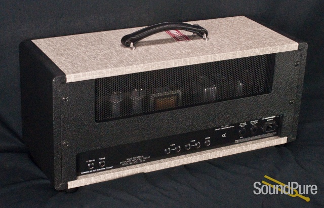 3rd Power Dual Citizen Fawn w/ Black Caps Tolex Amp Head — image 6