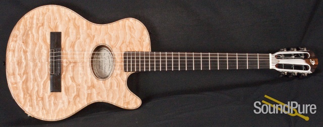Buscarino Starlight Nylon Acoustic Electric Guitar-USED — image 9