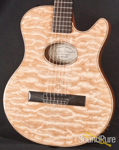 Buscarino Starlight Nylon Acoustic Electric Guitar-USED — image 11