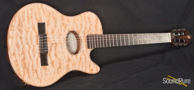 Buscarino Starlight Nylon Acoustic Electric Guitar-USED — image 14
