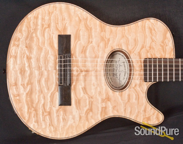 Buscarino Starlight Nylon Acoustic Electric Guitar-USED — image 15
