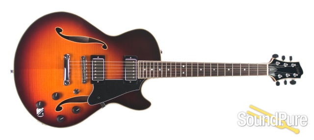 Comins GCS-1 Autumn Burst Semi-Hollow Electric #112164 — image 4