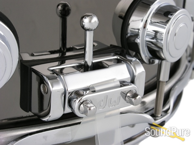 DW 8x14 Collectors Black Nickel over Brass Snare Drum — image 3