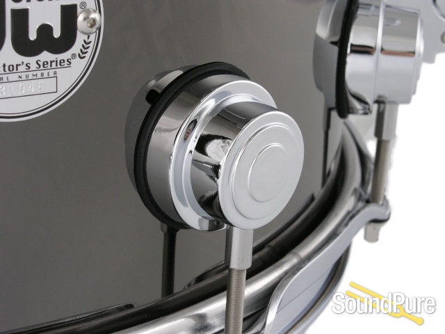 DW 8x14 Collectors Black Nickel over Brass Snare Drum — image 5