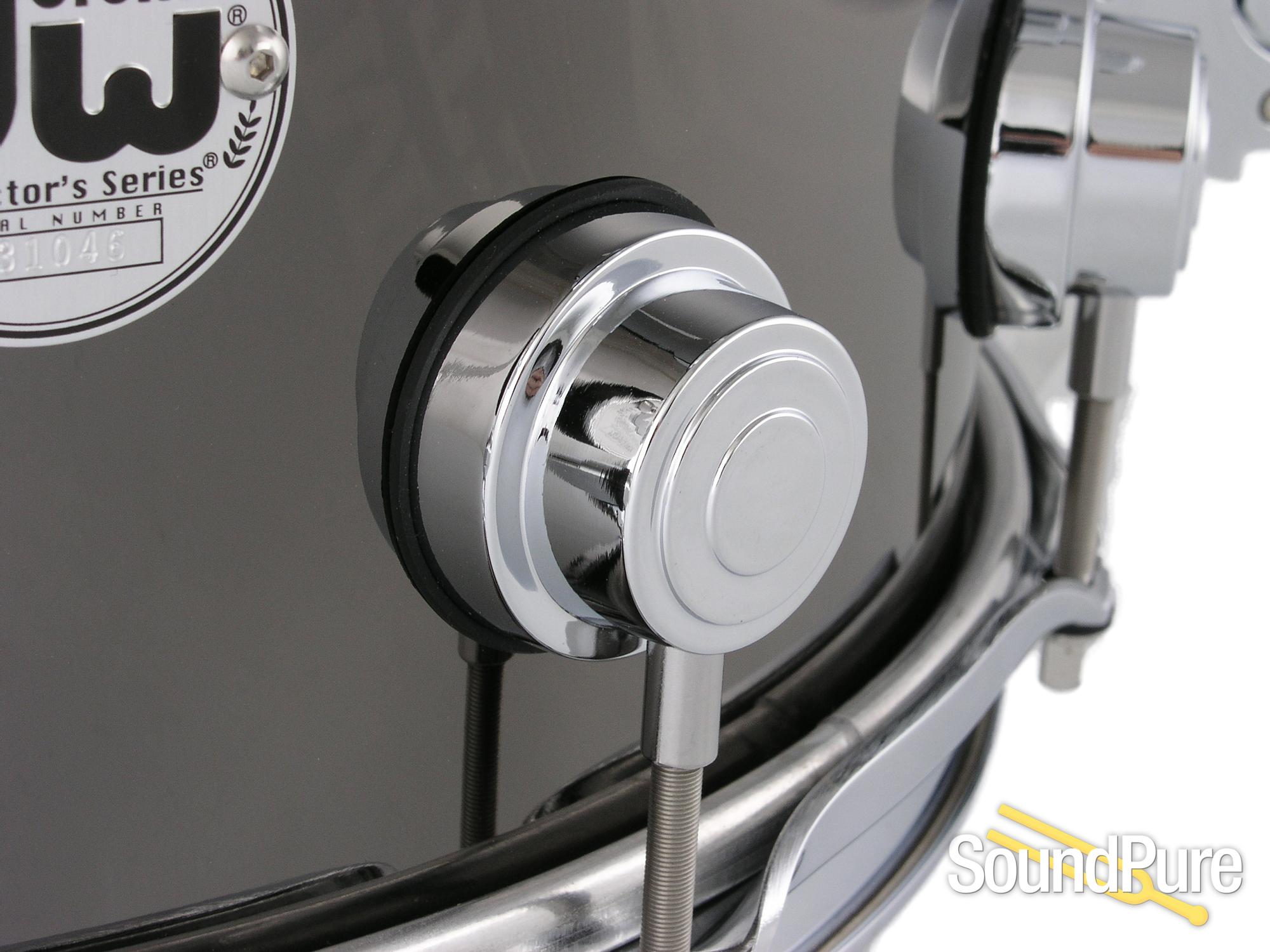 DW 8x14 Collectors Black Nickel Over Brass Snare Drum