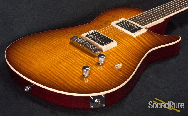 Roger Giffin Valiant II Ice Tea Burst Electric Guitar - Used — image 2