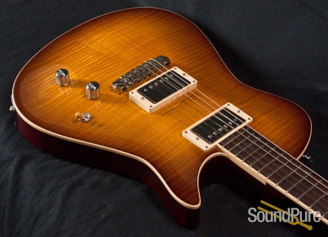 Roger Giffin Valiant II Ice Tea Burst Electric Guitar - Used — image 3