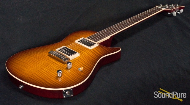 Roger Giffin Valiant II Ice Tea Burst Electric Guitar - Used — image 5